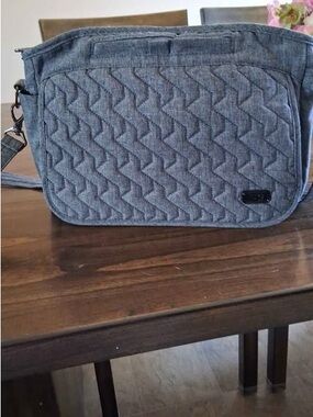 Lug purse Quilted Crossbody Bag - Gray
